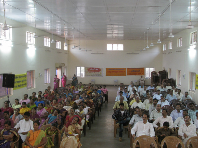 Devout Hindus present during Hindu Dharmajagruti sabha
